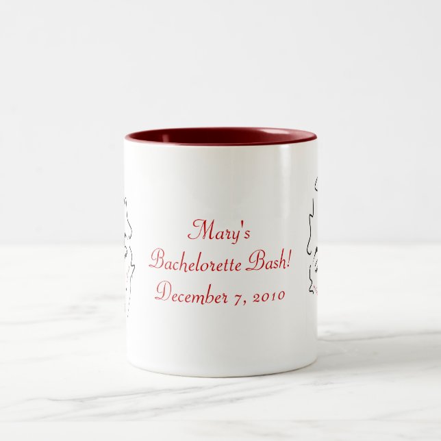 Bachelorette Bash I Two-Tone Coffee Mug (Center)