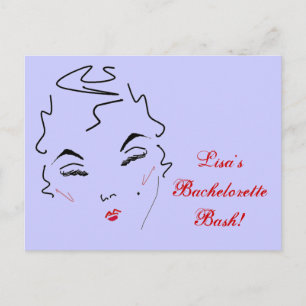 Bachelorette Bash Postcard