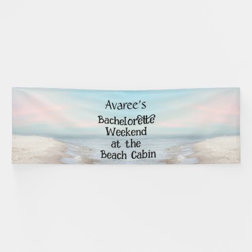 Bachelorette Beach Party at the Cabin Banner