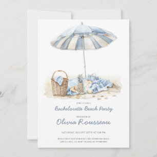Bachelorette Beach Party Invitation