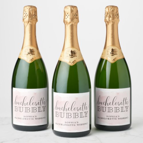 Bachelorette Bubbly Bachelorette Sparkling Wine La Sparkling Wine Label