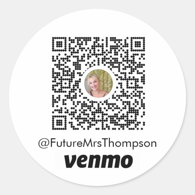 Bachelorette Buy Her a Drink Venmo Sticker (Front)