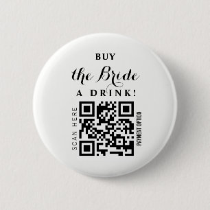 Bachelorette Buy the Bride a drink QR code Button