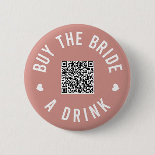 Bachelorette Buy The Bride A Drink Venmo QR Code Button