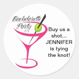 Bachelorette Party Stickers | Zazzle