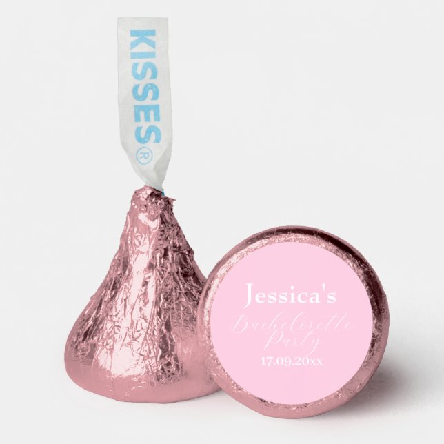 Bachelorette Candy Favor Bridal Party Pink Drip  (Front)