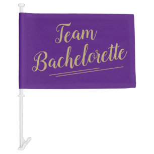 Bachelorette car flag