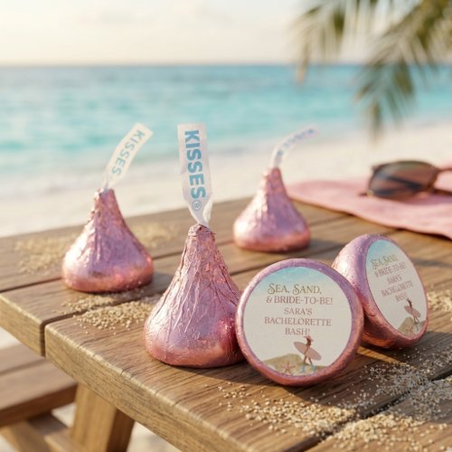 Bachelorette Coastal Cowgirl Sea Sand Beach Party Hershey®'s Kisses®