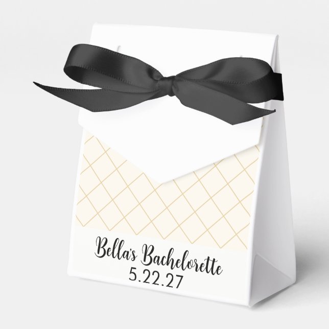 Bachelorette Cocktail Party Favor Boxes (Front Side)