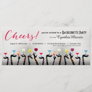 Bachelorette Cocktail Party Invitation
