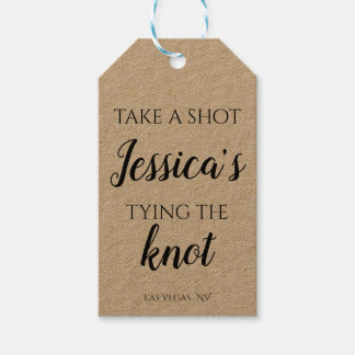 Bachelorette Decorations Gift Tags