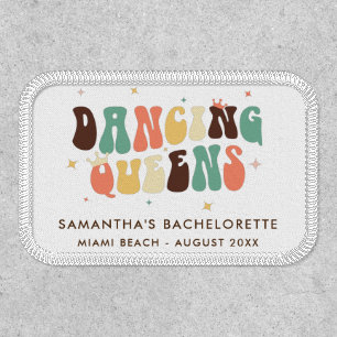 Bachelorette Disco Dancing Queens Retro Patch