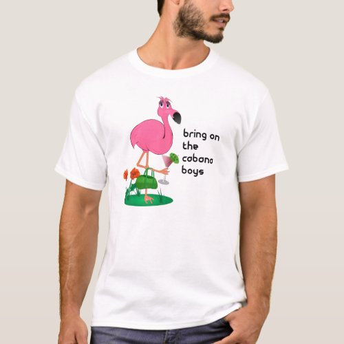 Bachelorette FlamingoCabana Boys T_Shirt