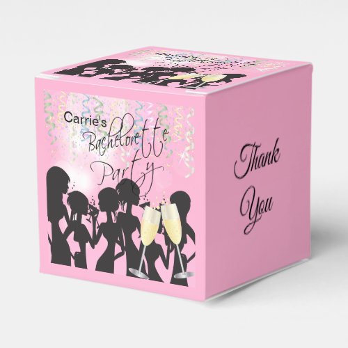 Bachelorette Girls Night Out _ Pink Favor Boxes