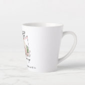 Bachelorette Glamping Party Guest Latte Mug (Right)