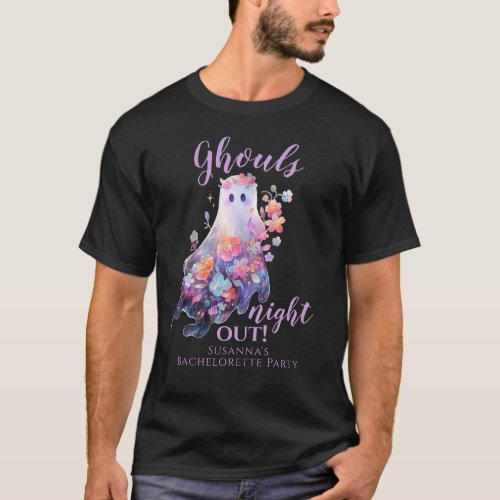 Bachelorette Halloween Ghouls Night Out T_Shirt