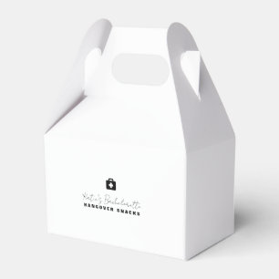 Bachelorette Hangover Snacks Favour Boxes