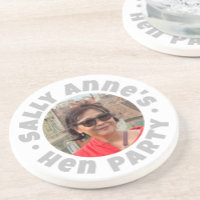Bachelorette Hen Party Souvenir Gift Coaster