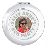 Bachelorette Hen Party Souvenir Gift Compact Mirror