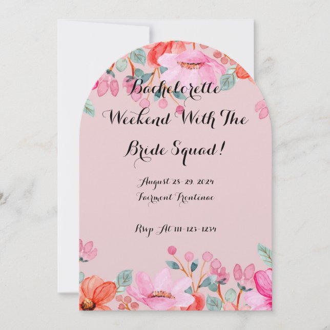 BACHELORETTE INVITATION (Front)