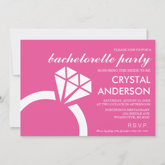 Bachelorette Invitations | Weddings (Front)