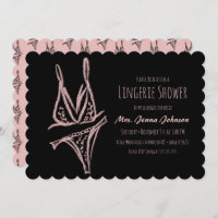 Bachelorette Lingerie Bridal Shower Scalloped 