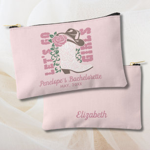 Bachelorette Makeup Bag Personalized Last Rodeo