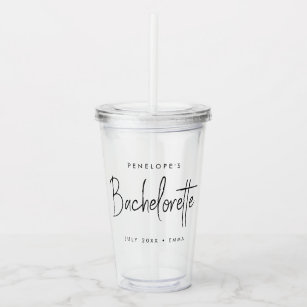 Dainty Bachelorette Custom Glass Mugs Trendy Tiktok Glass Cup Glass Cup for  Coffee Clear Minimal Glass Coffee Mug for Bachelorette 