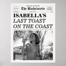 Bachelorette Newspaper Last Toast On The Coast