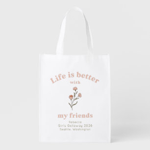 Bachelorette or Girls Weekend Reusable Gift Bag
