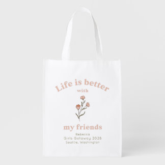 Bachelorette or Girls Weekend Reusable Gift Bag