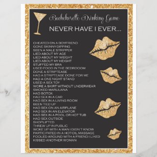 Bachelorette or Hen Party Game, Bridal Shower Game