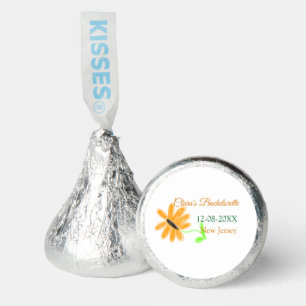 Bachelorette party add name date place sunflower hershey®'s kisses®