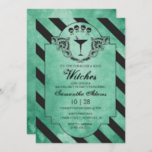 Bachelorette Party Adult Halloween Invitations