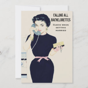 Bachelorette party bridal shower invitation