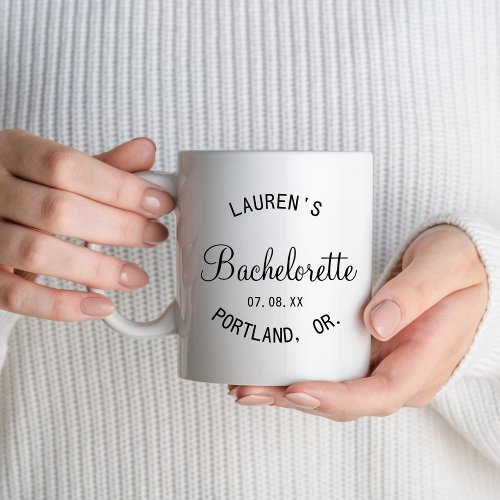 Bachelorette Party Bride To Be Engagement Wedding Mug