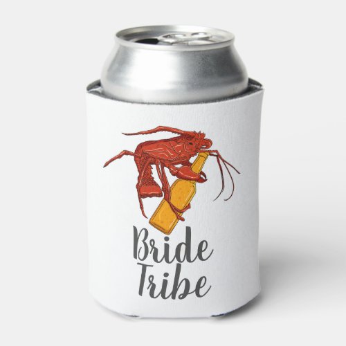 Bachelorette Party Bride Tribe Lobster Custom Can Cooler