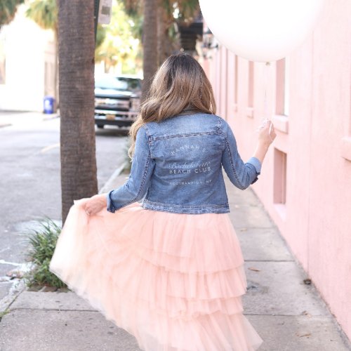  Bachelorette Party Bridesmaid Bridal Wedding Denim Jacket