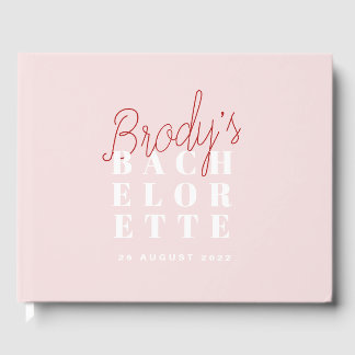 Bachelorette Party - Brody Guest Book