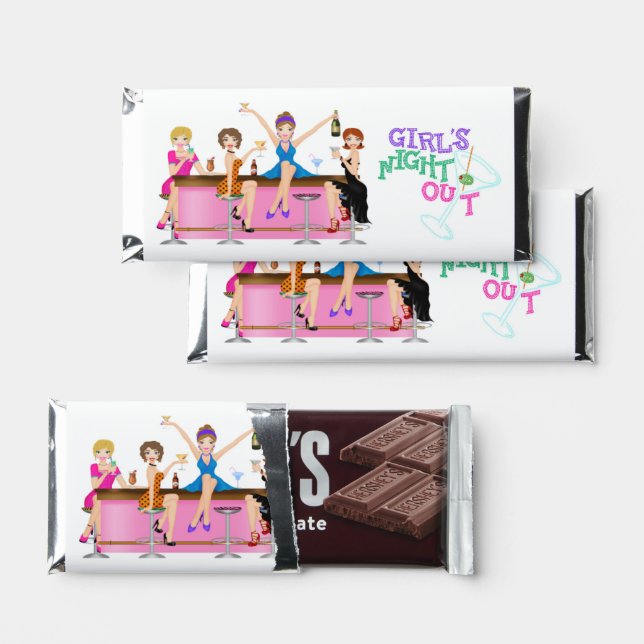 Bachelorette Party Candy Bars Party Favor (Front)