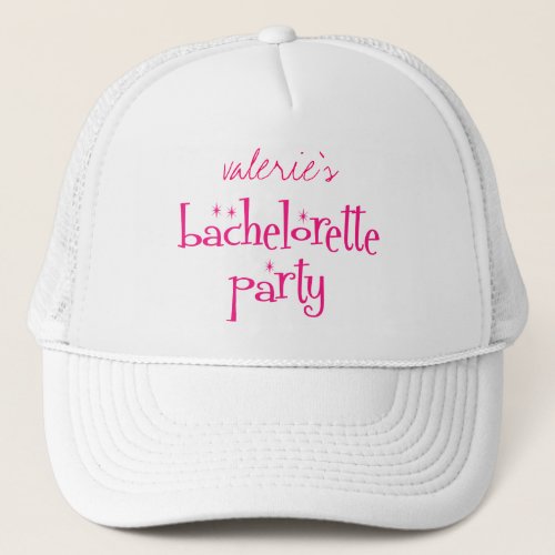 Bachelorette Party Cap