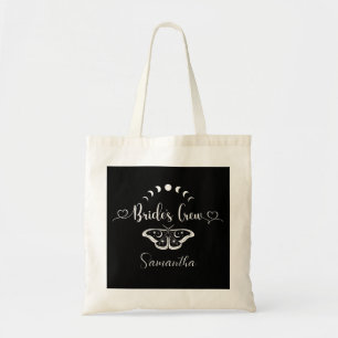 Bachelorette party celestial personalized tote bag