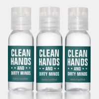 Bachelorette party clean hands dirty minds teal