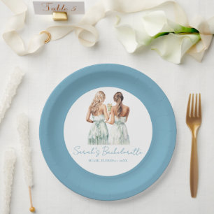 Bachelorette Party Cruise Personalized Paper Plates