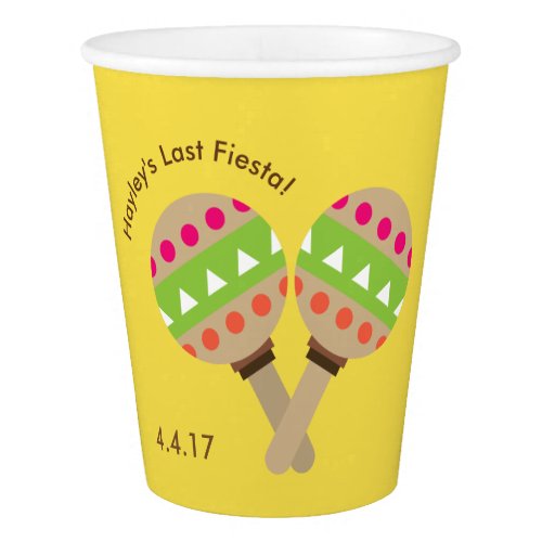 Bachelorette Party Cups_ Fiesta Theme Paper Cup