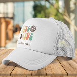 Bachelorette Party Disco Bride Name Custom Trucker Hat<br><div class="desc">Bachelorette Disco bride matching tees and hats for your party. You can easily customize for your weekend of fun with the girls before the vow</div>