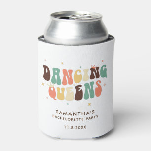 Bachelorette Party Disco Dancing Queens Retro Can Cooler