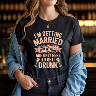 Bachelorette Party Drinking Team Bride Design T-Shirt