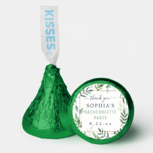 Bachelorette Party Elegant Watercolor Wedding Hershey®'s Kisses®