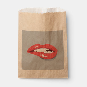 BACHELORETTE PARTY FAVOR BAGS LIPS